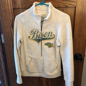NDSU HALF ZIP CREWNECK